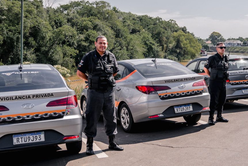 profissionais de segurança