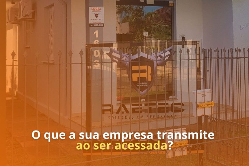 O que a sua empresa transmite ao ser acessada?